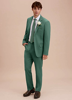 front Ethan Eucalyptus Refined Weave Suit