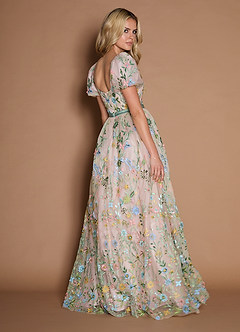 Marisa Blush Pink Multi Maxi Dress image2