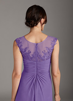 Azazie Endora Mother of the Bride Dresses Tahiti A-Line Scoop Lace Chiffon Dress image5