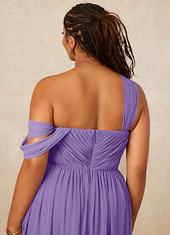Christian Siriano Bridal for Azazie 1014 Bridesmaid Dresses Tahiti A-Line Off the Shoulder Chiffon Dress image16