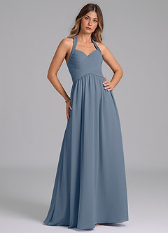 Azazie Darlyn Bridesmaid Dresses Twilight A-Line Sweetheart Neckline Chiffon Dress image3