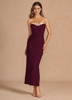 Liliah Merlot Maxi Dress image4