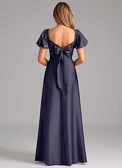 Azazie Fatima Bridesmaid Dresses Stormy A-Line Sweetheart Neckline Stretch Satin Dress image6