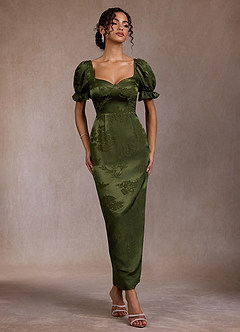 Allira Dark Moss Maxi Dress image3