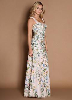 Amarie Poskipuna Pink Multi Maxi mekko