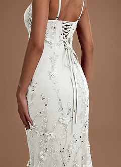 Zarelle Maxi Klänning Vit image7