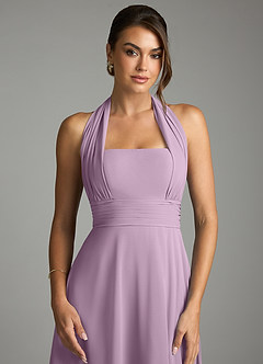 Azazie Tamira Suknie dla druhen Linia A Pofałdowany Szyfon Do ziemi Sukienka image6