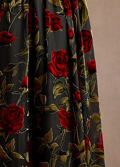 Vestido Negro Múltiples Largo Tracy image6