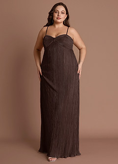Robe Longue Chocolat Nephele image10