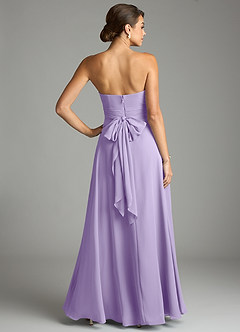 Azazie Tamira Suknie dla druhen Linia A Pofałdowany Szyfon Do ziemi Sukienka image4