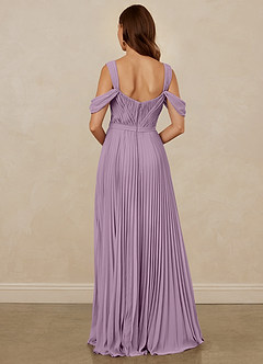Christian Siriano Bridal for Azazie 1013 Bridesmaid Dresses Wisteria A-Line Off the Shoulder Chiffon Dress image3