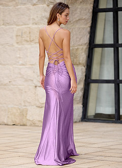 Twinkle Púrpura Vestido de fiesta de sirena image2