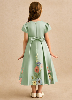 Azazie Haya Flower Girl Klänningar Klä A-Line i Spets image2