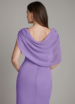 Azazie Hadley Robes de demoiselle d'honneur Robe Sirène en Mousseline de soie Plissé Tahiti image7