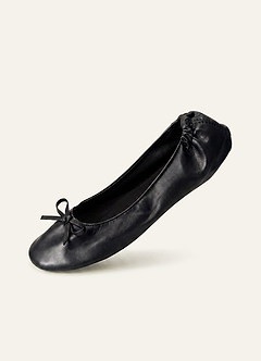 front Rescue Flats Roll Up Ballet Flats for Weddings