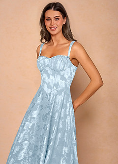 Vestido Azul Pálido Midi Sylvie image5
