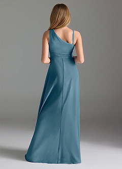 Azazie Dallas Junior Bermuda A-Line Pleated Chiffon Dress image2