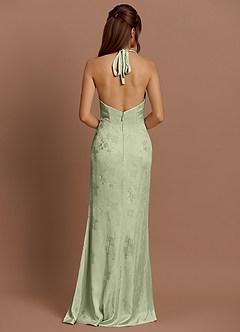 Vestido Verde Claro Largo Ilaria image2