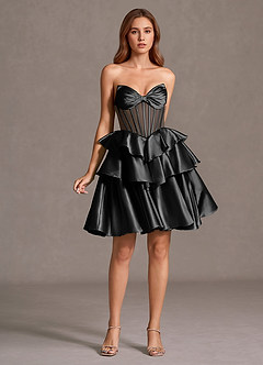 Aurisse Black Mini Dress image1