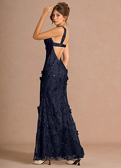 Girella Navy Maxi Dress image4