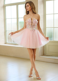Blossparkle Rosa Mini vestido image3
