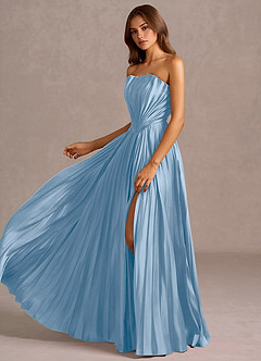 Maxi jurk Kaia Waasblauw image4