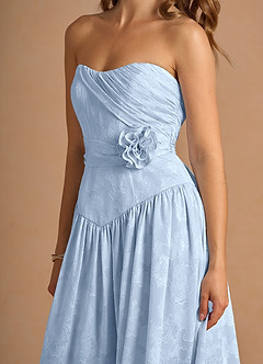 Doriane Azul Pálido Vestido largo image6