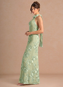 Abito Maxi Verde Chiaro Dillon image6