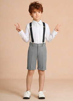 front Oliver Szary Komplet 3-częściowych spodenek chłopięcych