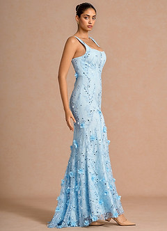 Vestido Azul Maxi Flannery image5