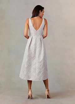Upstudio Bisbee Final Sale A-Line Pleated Jacquard Midi Length Dress image2