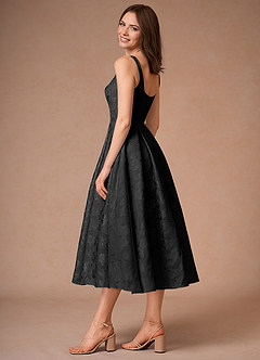 Vestido Negro Midi Briac image4
