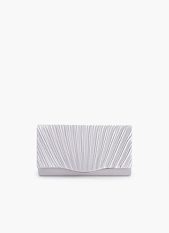 Pleated Flat Clutch Bag