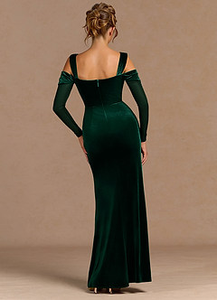 Taliyah Hunter Green Maxi Dress image2