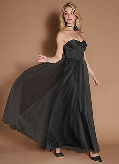 Katarina Black Maxi Dress image4