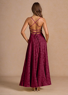 Vestido Merlot Largo Irelia image2