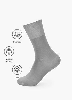 front Breathable Moisture-Wicking Dress Socks
