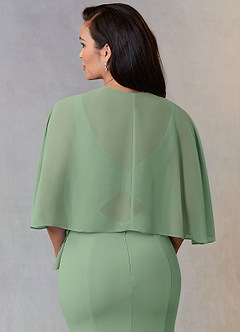 front Azazie June Chiffon Wrap