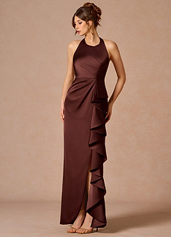 Lilibeth Merlot Vestido largo image4