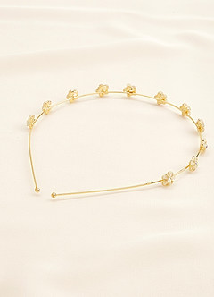 front Dainty Daisy Flower Girl Headband