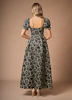 Amy 검은색 맥시 드레스 image2