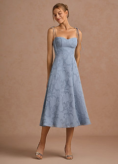 Vestido Azul Pálido Midi Evelyne image6