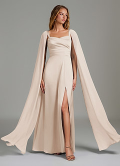 Azazie Niveah Bridesmaid Dresses White Alabaster A-Line Strapless Stretch Satin Convertible Dress image5