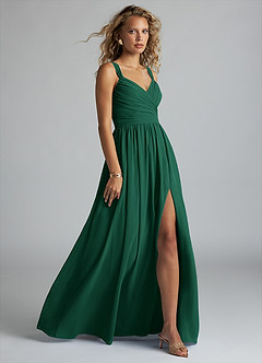 Azazie Aziza Emerald Bridesmaid Dresses | Azazie