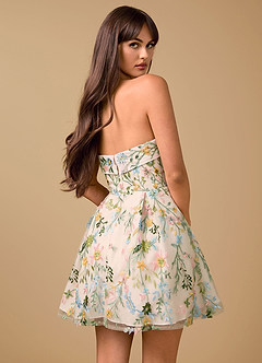 Vestido Rubor Rosa Múltiple Mini Evangeline image2