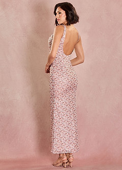 Vestido Floral Rosa Largo Sofie image2