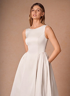 Casey Cream Midi Dress image4