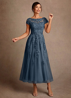 Azazie Jolanda vestidos de madre de la novia Vestido de Neptuno de Encaje de Corte en A image3