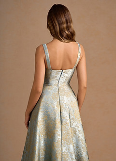 Midi jurk Melusine Vintage Sininen image6