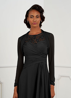 front Azazie Shyann Mesh Wrap